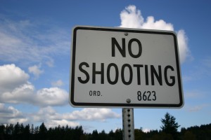 No Shooting @ Mud Bay